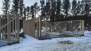 Construction sauvage